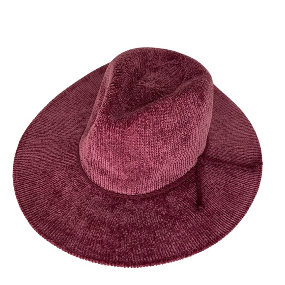 Mini Corduroy Wide Brim Pink Mauve Ladies Fall Corduroy Hat main image 15